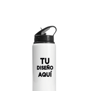 botella personalizada blanca brillante 500ml – diseño exclusivo y máxima calidad